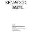 KENWOOD KVTM700 Owners Manual