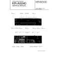 KENWOOD KRA5040 Service Manual