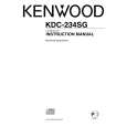 KENWOOD KDC-234SG Owners Manual