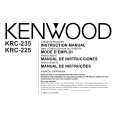 KENWOOD KRC235 Owners Manual