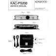 KENWOOD KACPS200 Service Manual