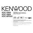 KENWOOD KDCX969 Owners Manual