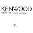 KENWOOD KMD-671R Owners Manual