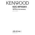 KENWOOD KDC-MP4026V Owners Manual