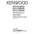 KENWOOD KVT815DVD Owners Manual