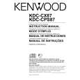 KENWOOD KDC-CX87 Owners Manual