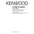 KENWOOD KXF-W SERIES Owners Manual