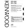 KENWOOD DP730 Owners Manual