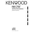 KENWOOD HM-L700 Owners Manual