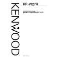 KENWOOD KR-V127R Owners Manual