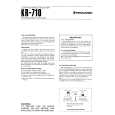 KENWOOD KR-710 Owners Manual