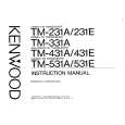 KENWOOD TM431E Owners Manual