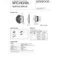 KENWOOD KFCHQ105 Service Manual