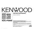KENWOOD KDCPS905 Owners Manual