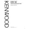 KENWOOD KRX69 Owners Manual