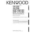 KENWOOD VR209 Owners Manual