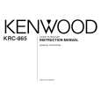 KENWOOD KRC-865 Owners Manual