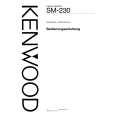 KENWOOD SM-230 Owners Manual