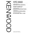 KENWOOD KRC-868D Owners Manual