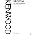 KENWOOD KRV8030 Owners Manual