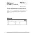 KENWOOD KAC742 Owners Manual