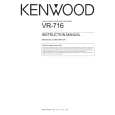 KENWOOD VR716A Owners Manual