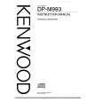 KENWOOD DPM993 Owners Manual