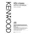 KENWOOD KDCPS900 Owners Manual